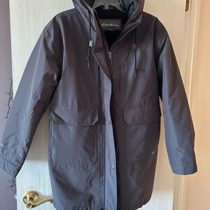 Eddie Bauer Charcoal Hooded Jacket